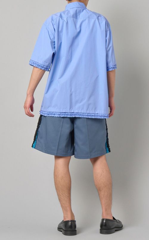 フリルショートスリーブシャツ