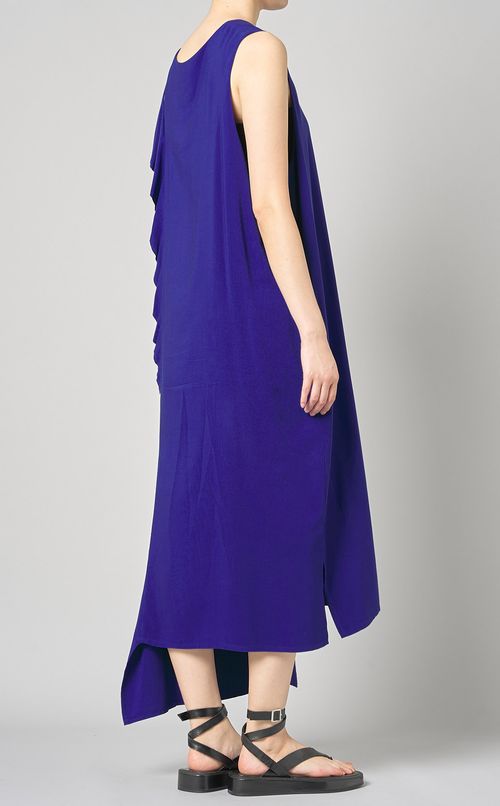 アシンメトリーフリルワンピース