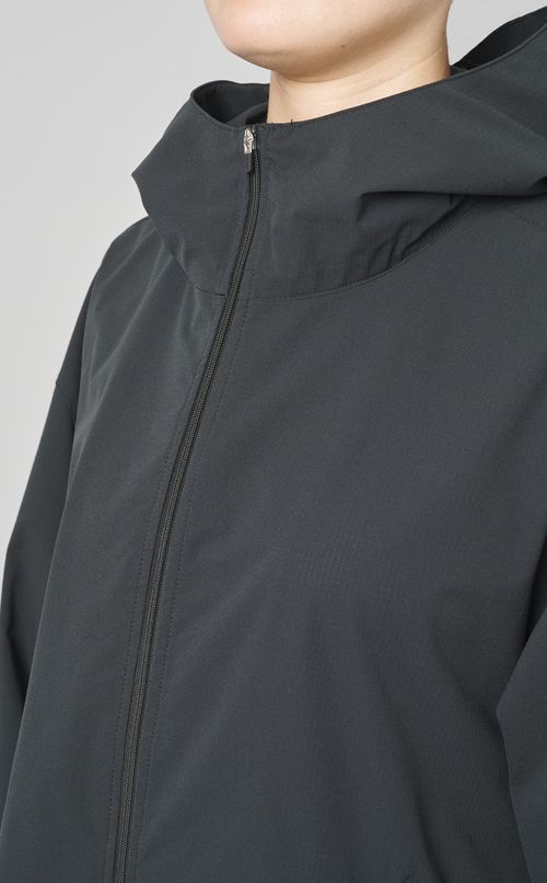 フーディライトミディブルゾン