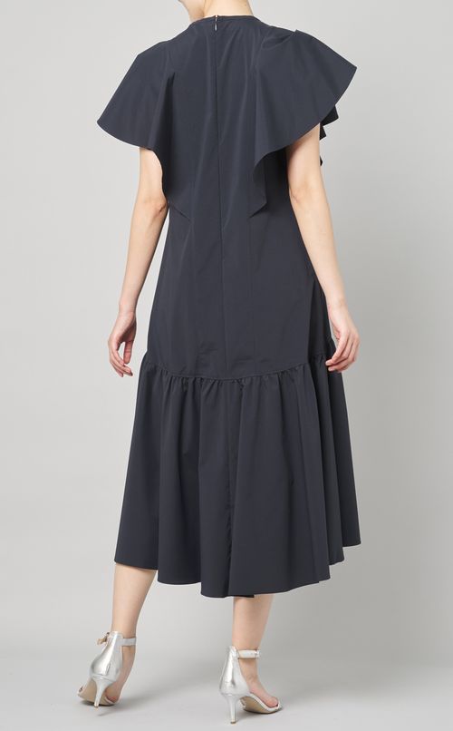 タイプライター切替フリルワンピース