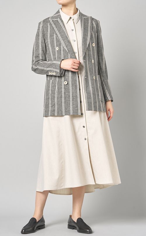 ハーフスリーブシャツワンピース