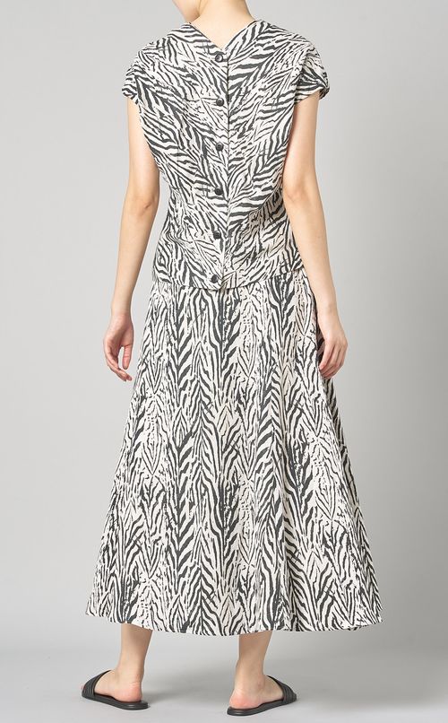 ゼブラプリントブラウス