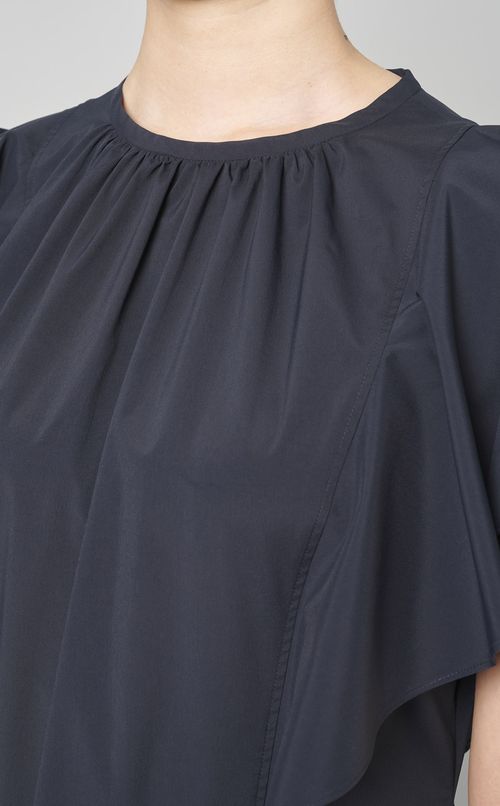 タイプライター切替フリルワンピース