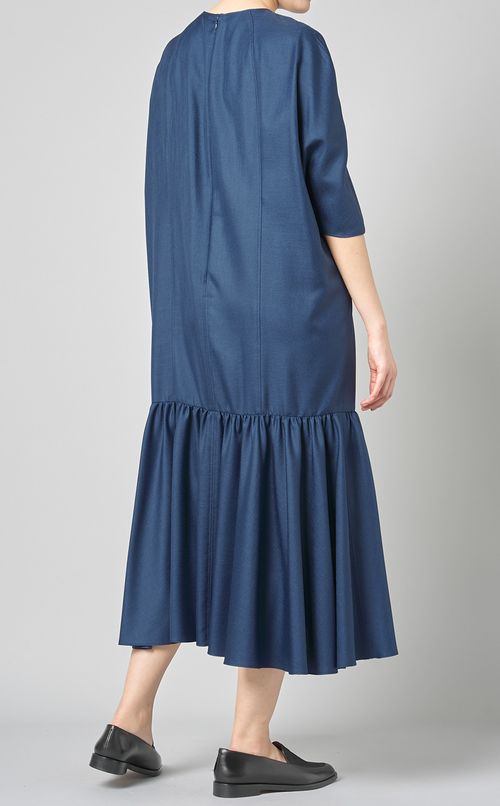 ケープスリーブギャザーワンピース