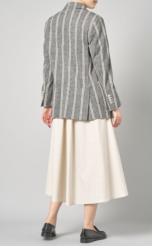 ストライプダブルブレストジャケット