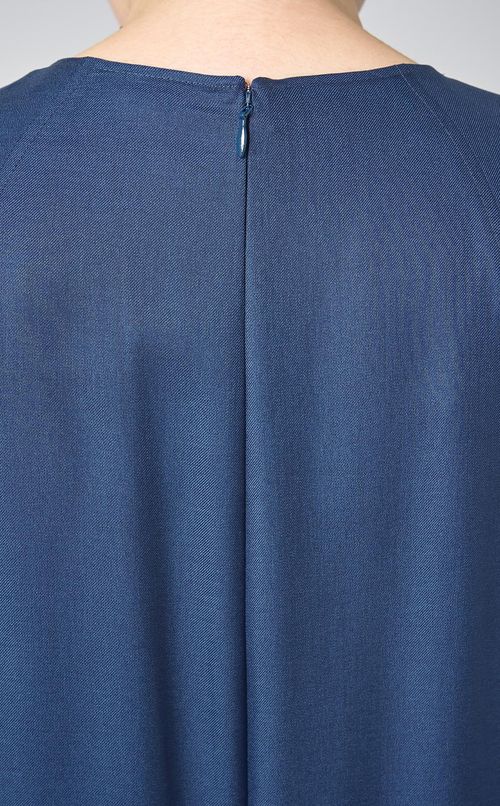 ケープスリーブギャザーワンピース