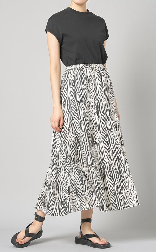 ゼブラプリントマーメイドスカート