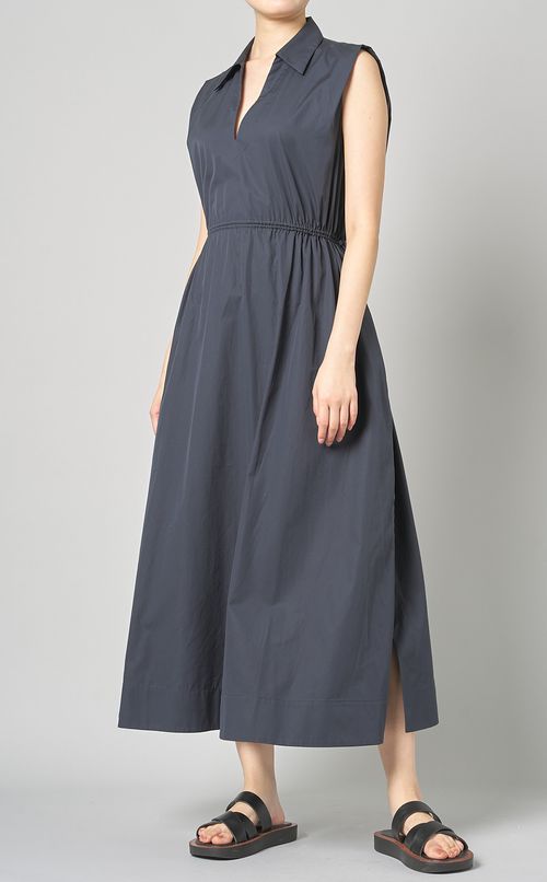 コットンスキッパーノースリーブワンピース