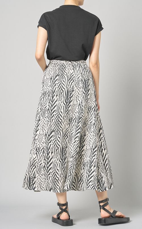 ゼブラプリントマーメイドスカート
