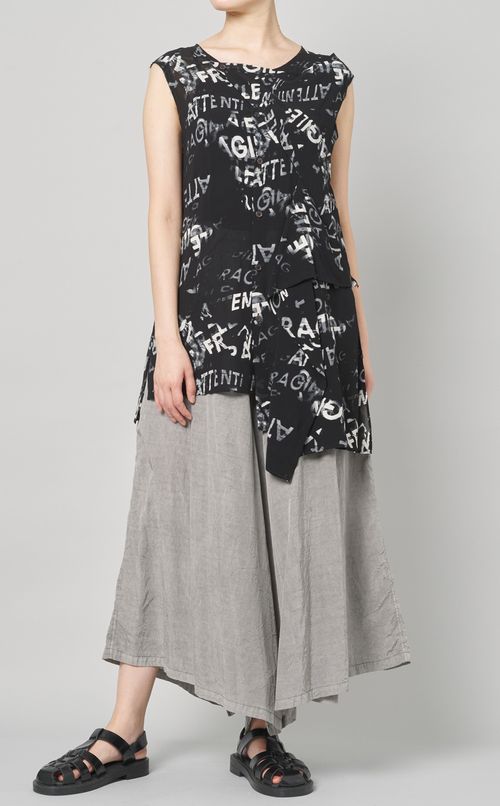 ウエストリボンパンツ