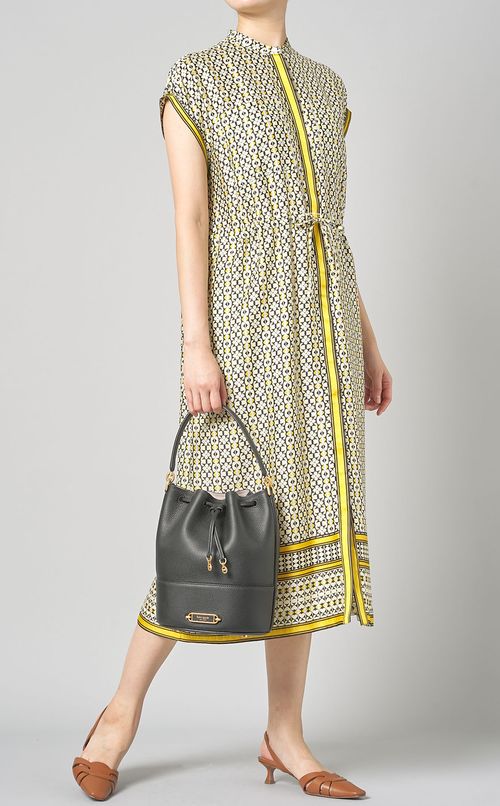 ドロストシャツワンピース