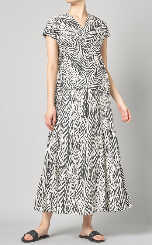 ゼブラプリントマーメイドスカート