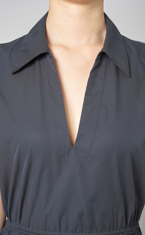 コットンスキッパーノースリーブワンピース