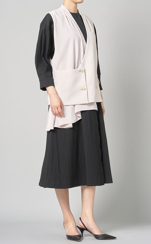 ストレッチアシンメトリーベスト