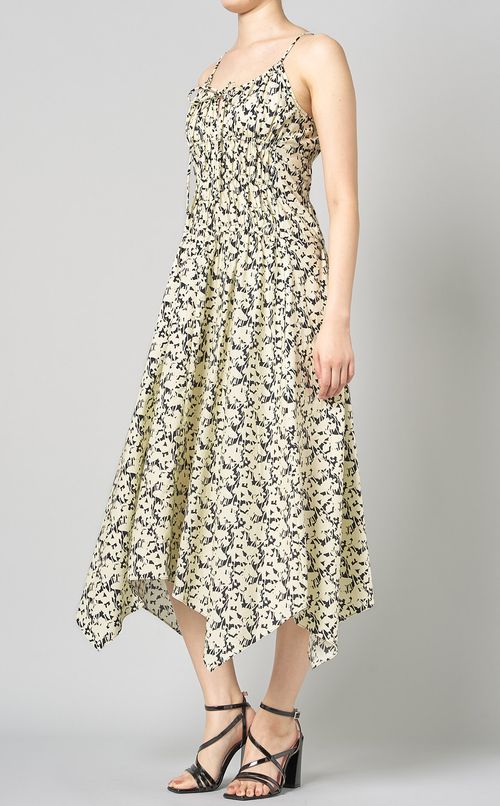 プリントコットンキャミソールワンピース