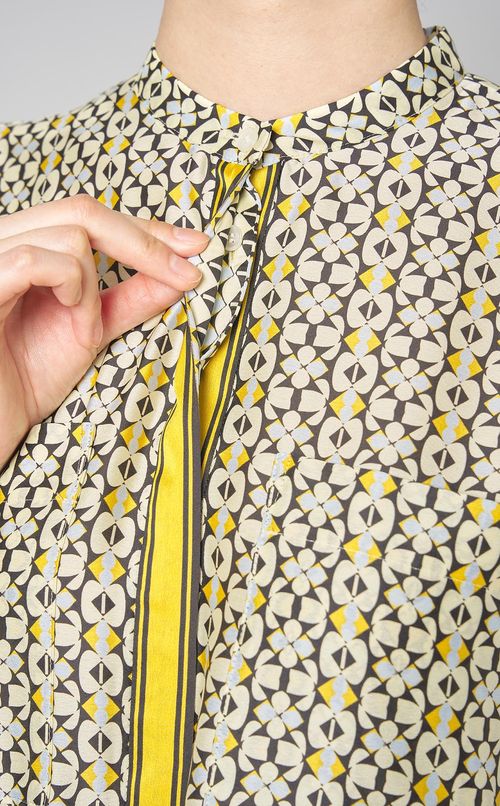 ドロストシャツワンピース