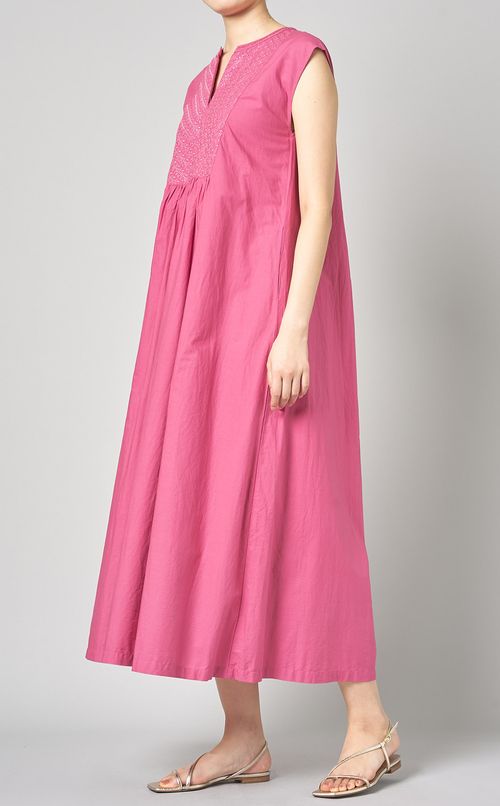 コットンピンタックワンピース