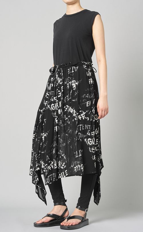 プリントアシンメトリースカート