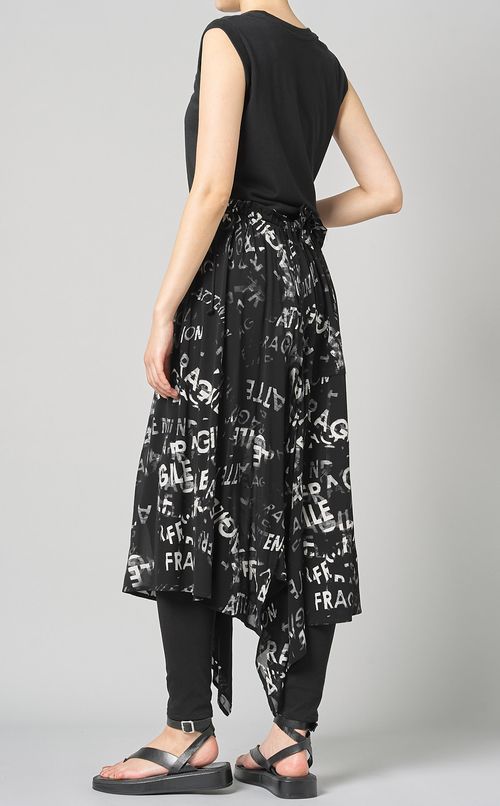 プリントアシンメトリースカート