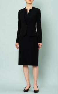 ストレッチノーカラージャケット