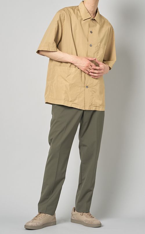 ポプリンショートスリーブシャツ