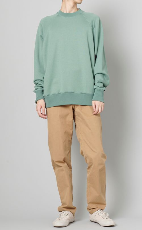 ラグランコンビスウェット