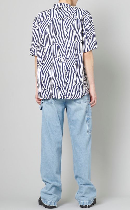 プリントオープンカラーシャツ