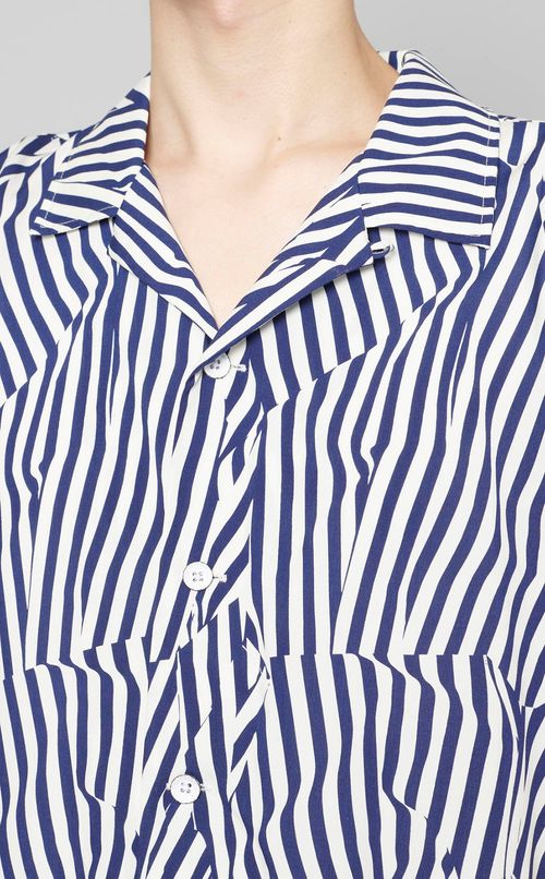 プリントオープンカラーシャツ