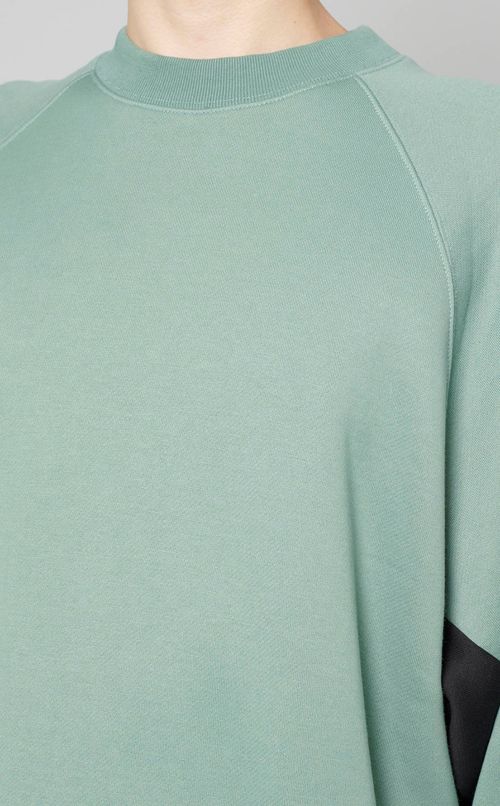 ラグランコンビスウェット