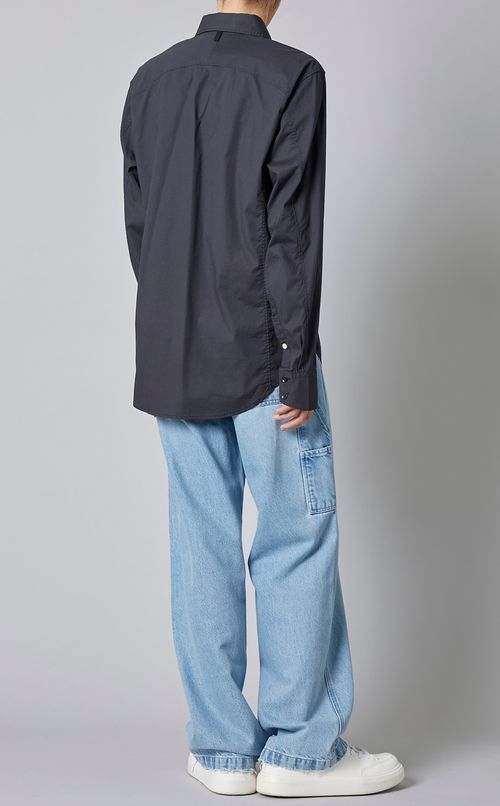 ポプリンフィットシャツ