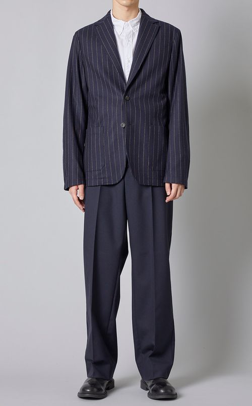 ストライプシングルジャケット