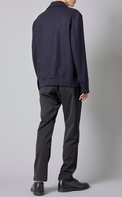 ウールジップブルゾン