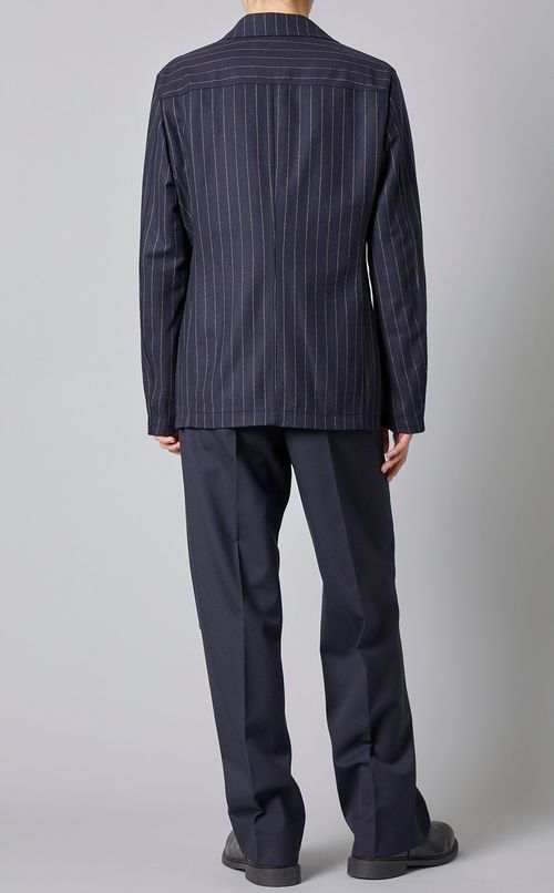 ストライプシングルジャケット