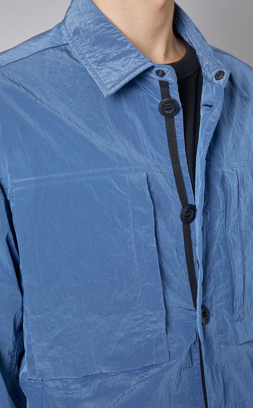 ナイロンビッグポケットシャツ