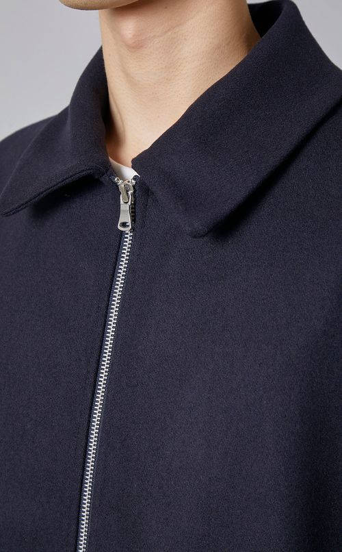 ウールジップブルゾン