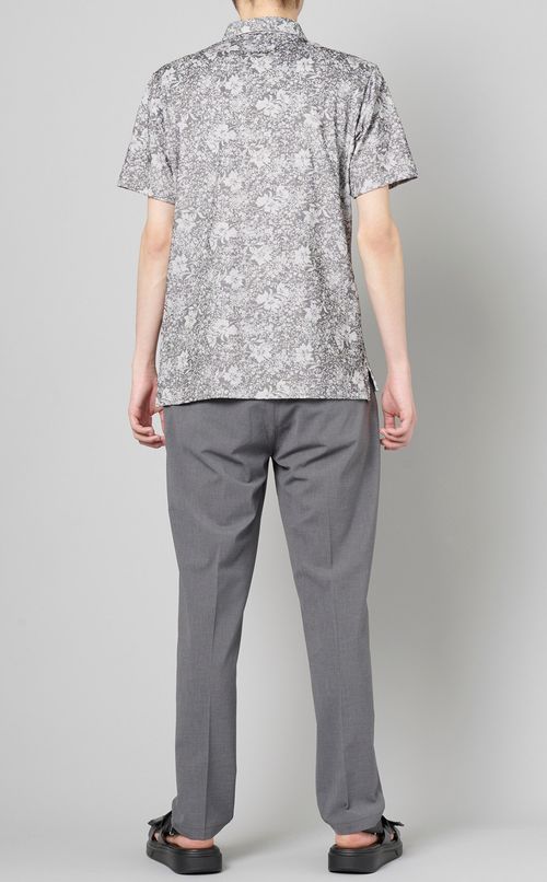 プリントカノコポロシャツ