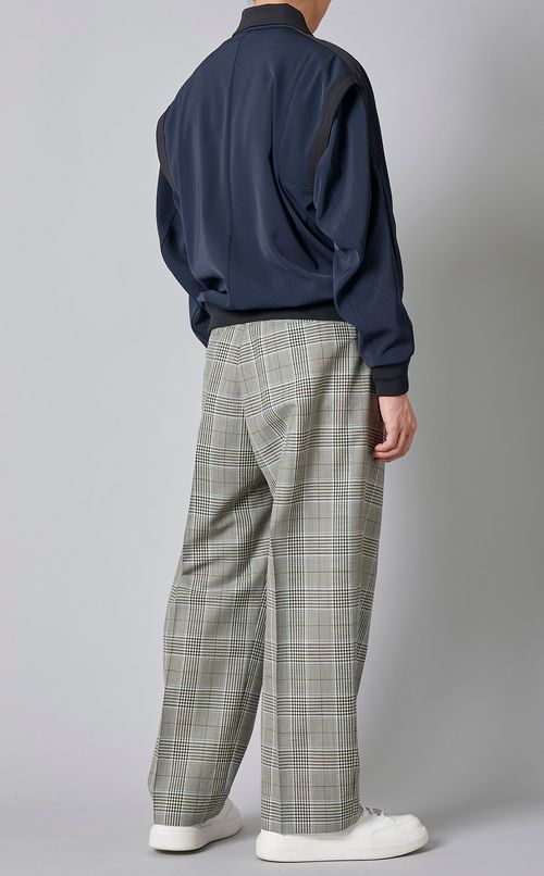 ポリエステルツイルドライバーズブルゾン