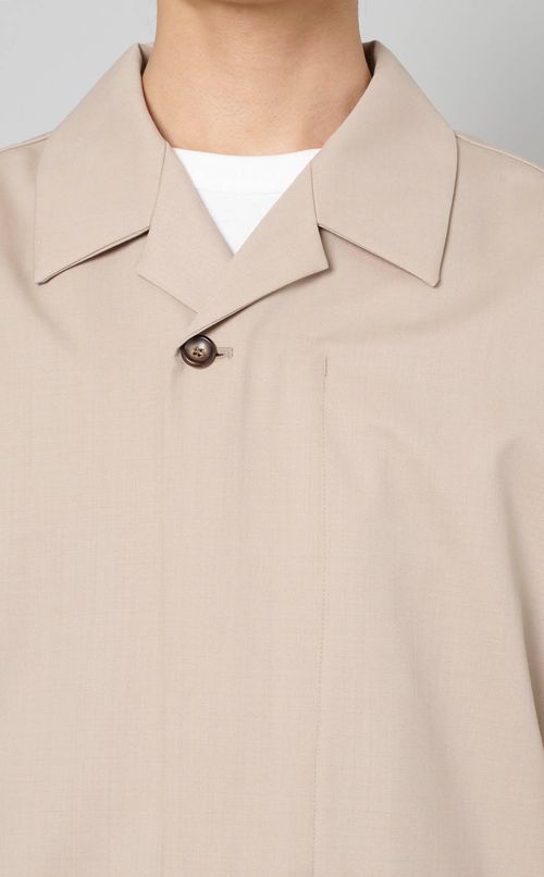 ギャバジンオープンカラージャケット