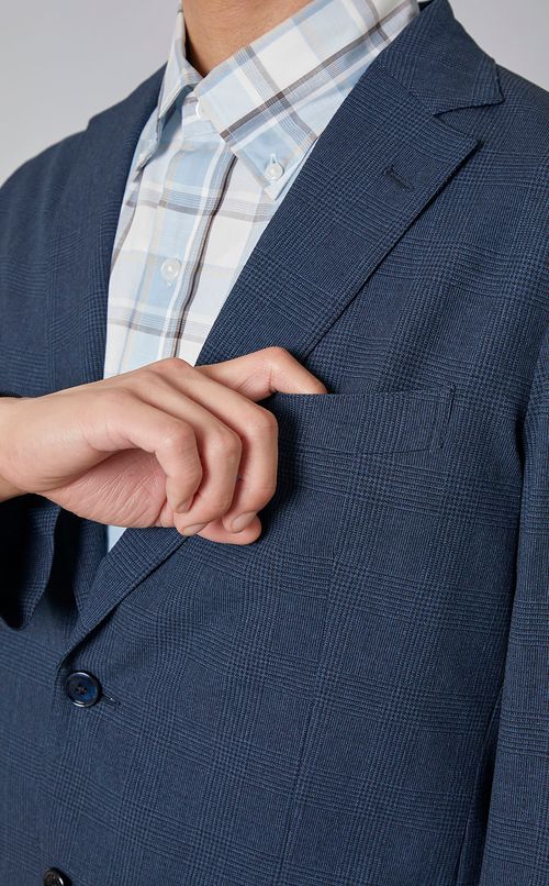 ドットエアーチェックジャケット