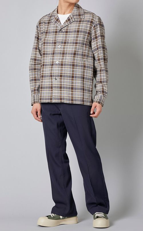 マドラスチェックシャツ