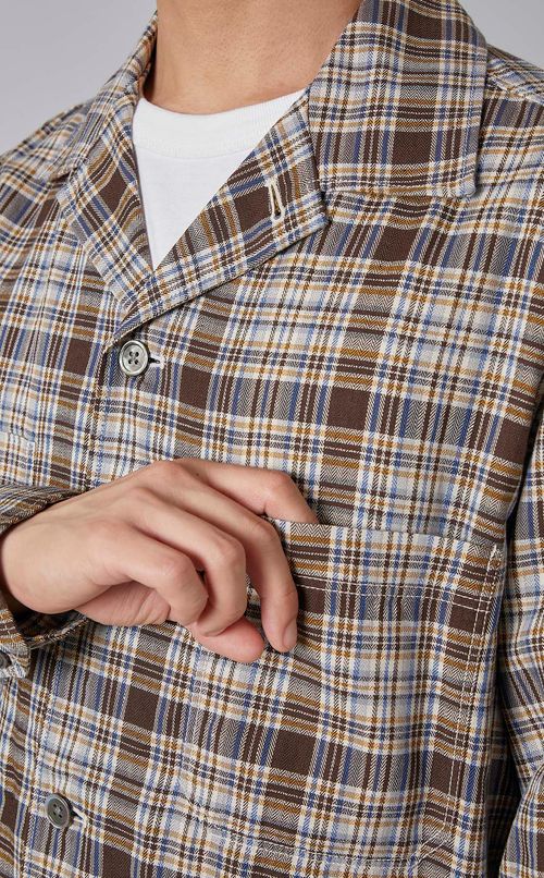 マドラスチェックシャツ