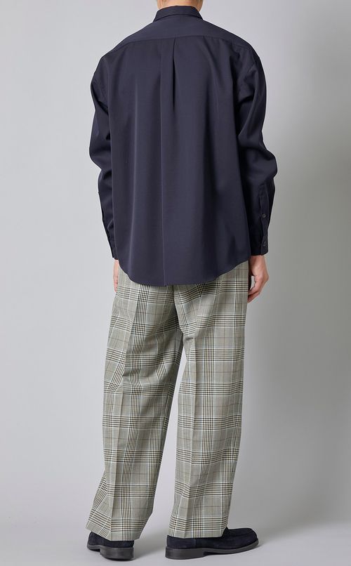 ウールレギュラーカラーシャツ