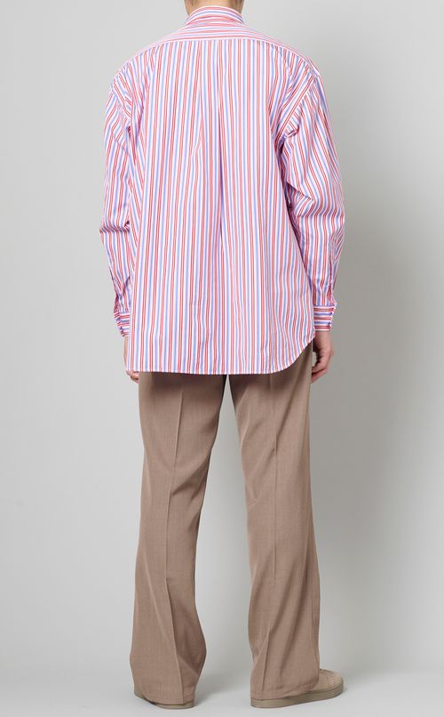 ストライプボタンダウンシャツ