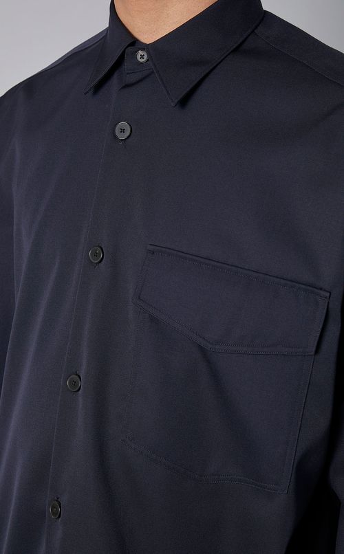 ウールレギュラーカラーシャツ