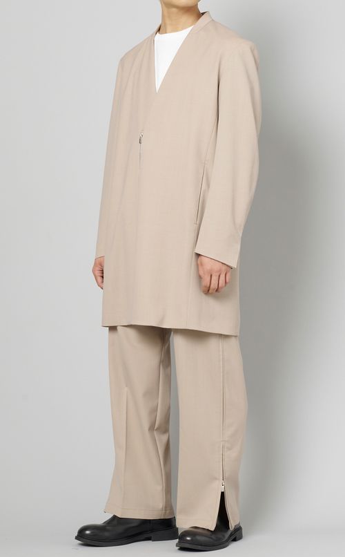 ギャバジンワイドトラックトラウザー