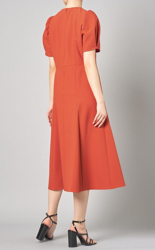 シアスリーブパフスリーブワンピース