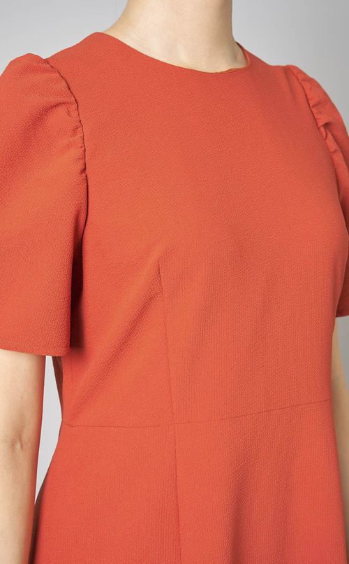 シアスリーブパフスリーブワンピース