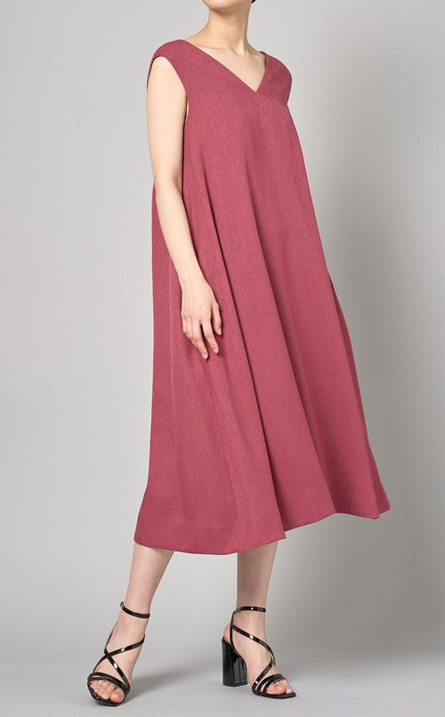2wayVネックワンピース