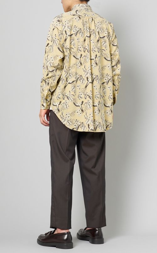 バードプリントシャツ