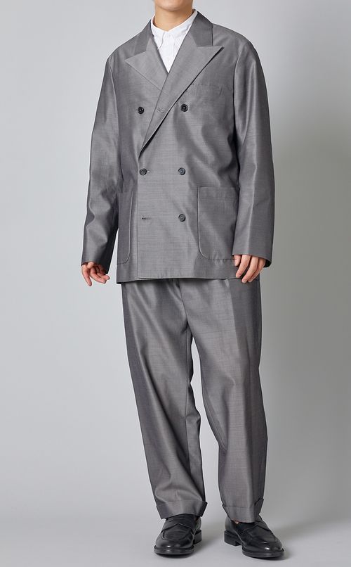 パッチポケットダブルジャケット